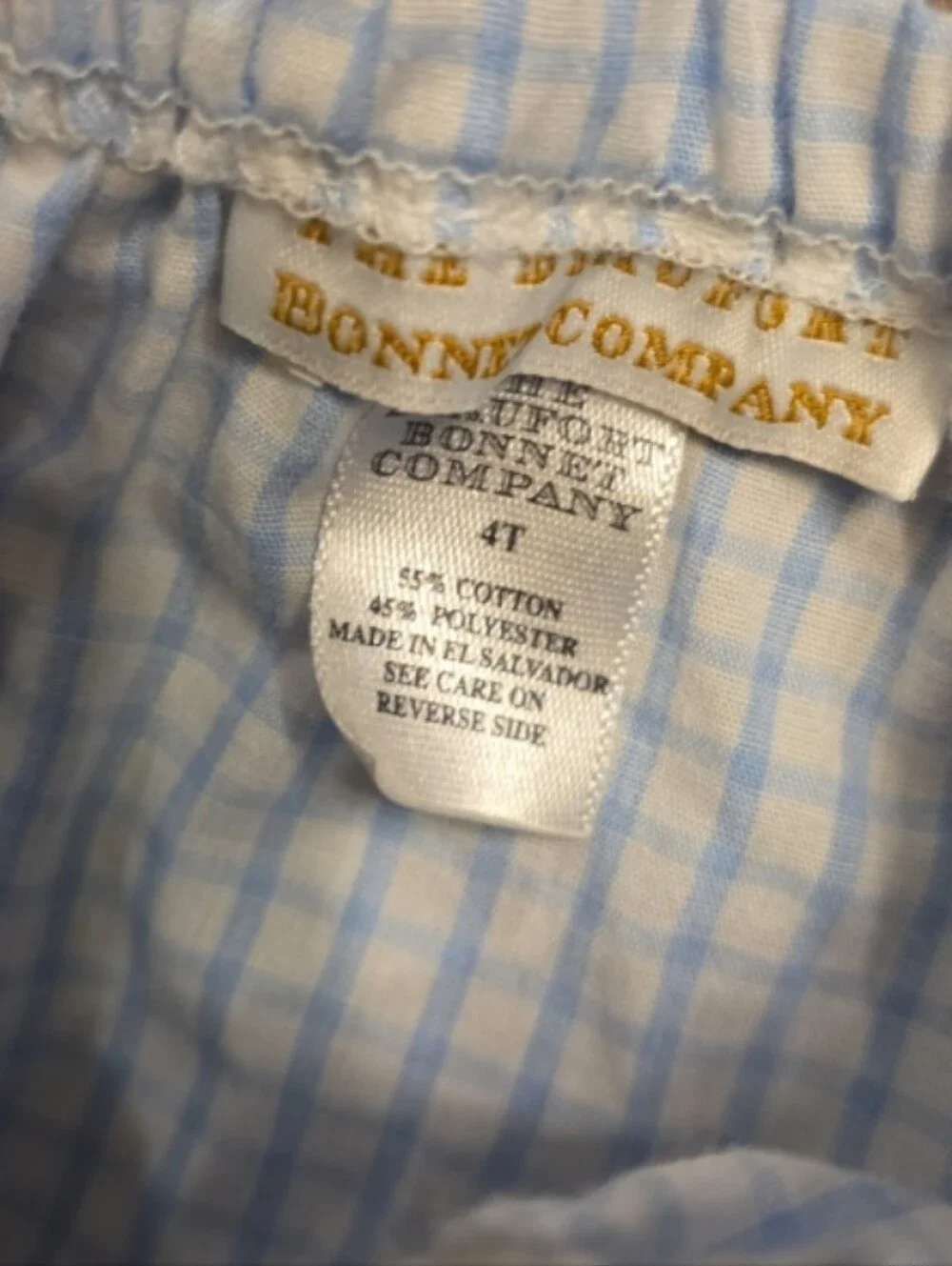The Beaufort bonnet company 4t bloomers Gingham like Shorts
